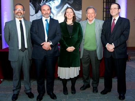 Pablo Andrade, Ángel Cabeza, Javiera Müller, Mario Toral y Rodrigo Ázocar