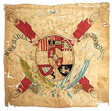 Bandera del Regimiento Burgos Bandera del Regimiento Burgos