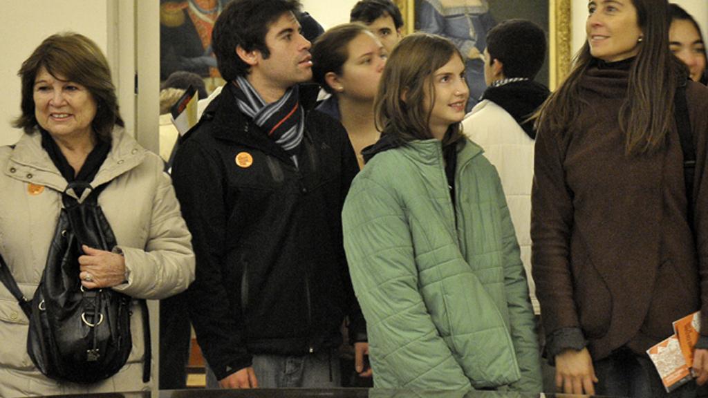 Visitantes del Museo Histórico Nacional en el Día del Patrimonio