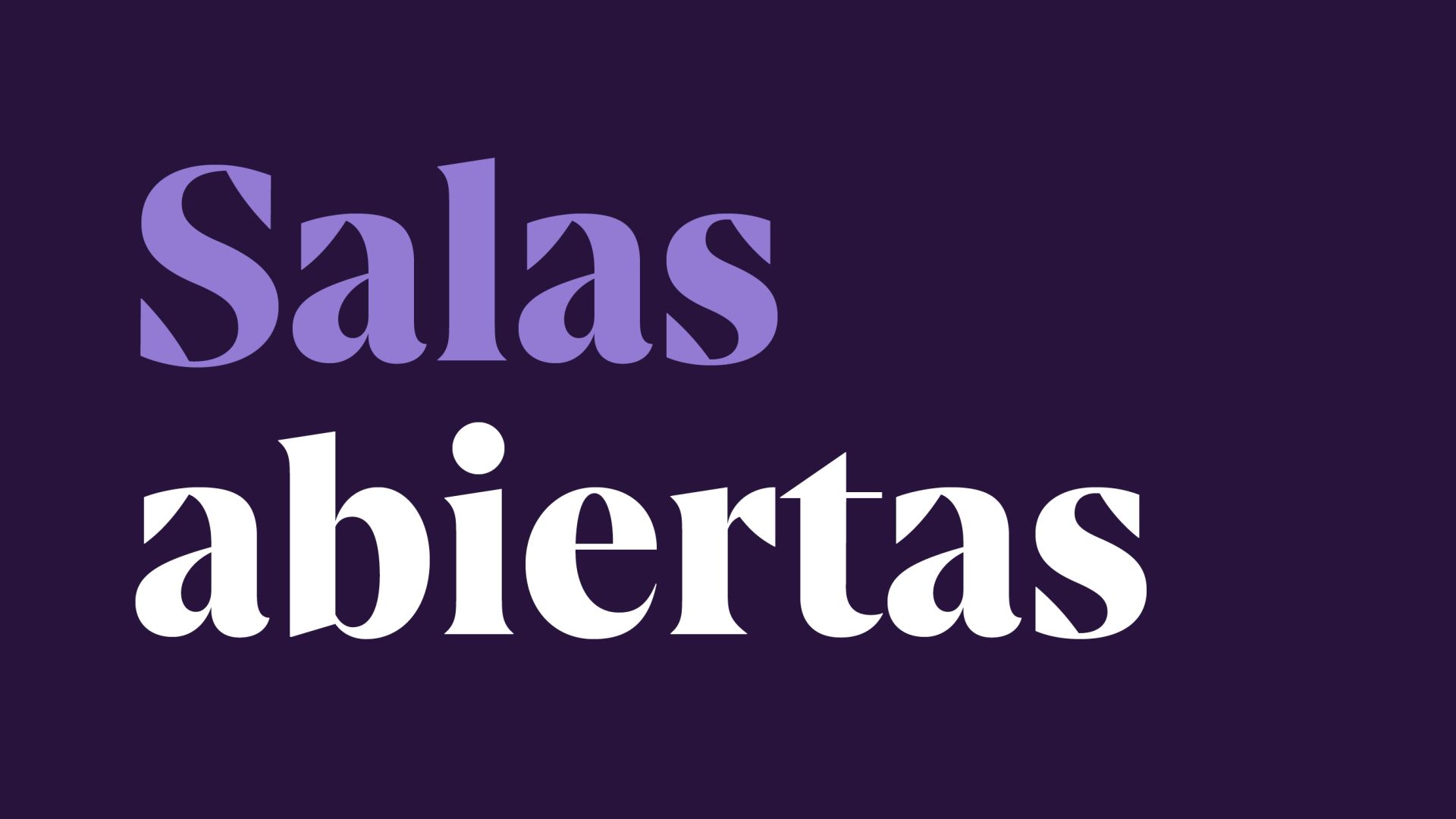 Salas Abiertas 