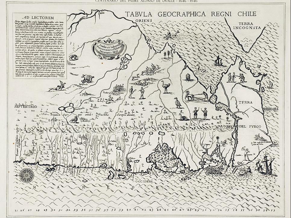 Tabula geographica Regni Chile