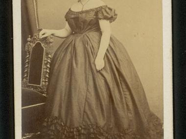 Carte de visite, Eugenia Borgoño Vergara