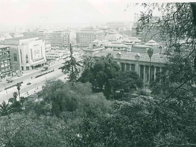 Vista panorámica de Santiago