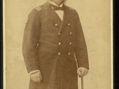 Retrato cabinet, teniente coronel Arístides Martínez