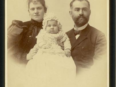 Retrato cabinet, Vicente Izquierdo Sanfuentes y Sara Phillips Huneuus