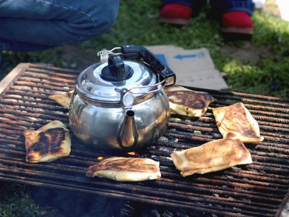 Empanadas y té