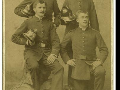 Retrato cabinet, Segunda Compañía de Bomberos de Valparaíso