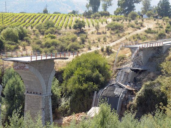 Puente sobre el río Claro