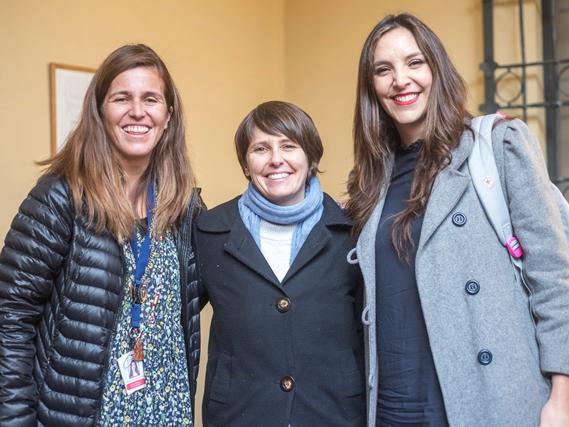 Sofía Ortigosa, María Paz Undurraga y Rocío Muñoz.