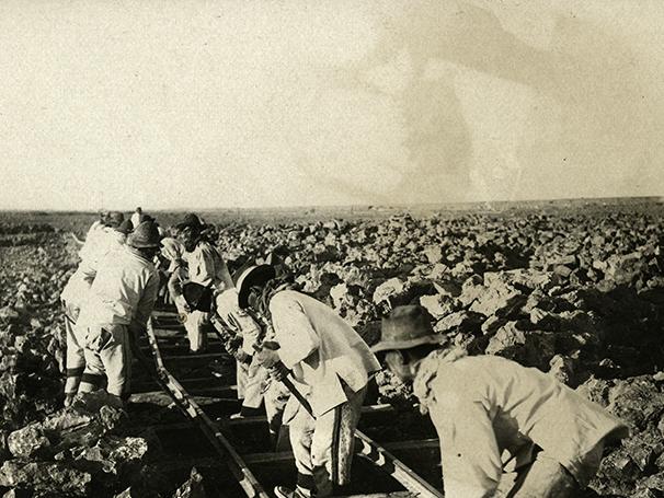 Trabajos en vía férrea