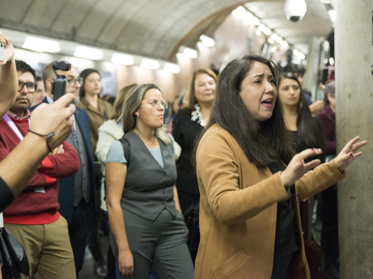 Profesora tutora coro Liceo 1