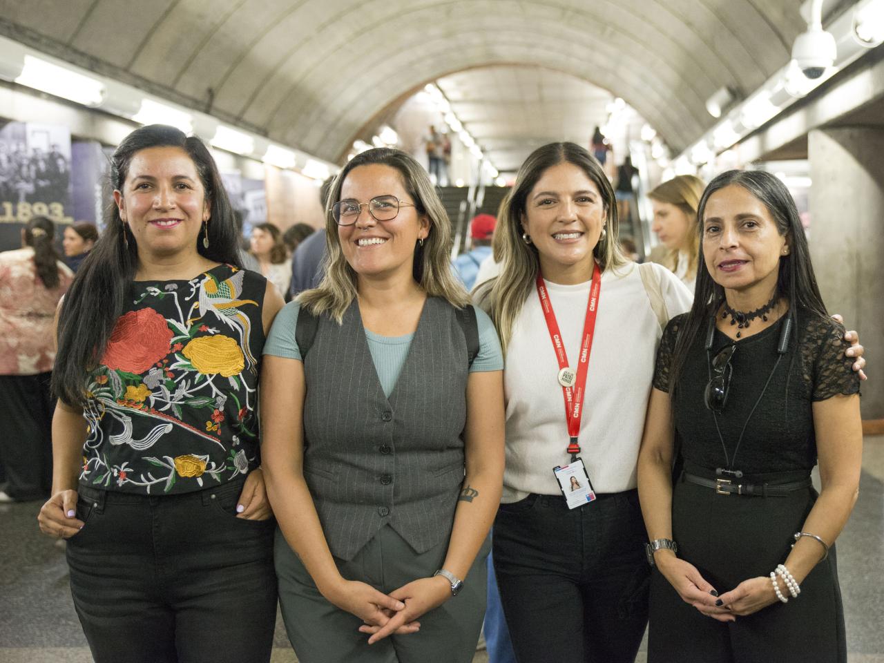 Fernanda Venegas, Fernanda Martínez, María José Moraga e Isabel Orellana