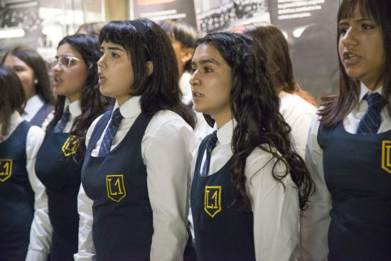 Alumnas coro Liceo 1 