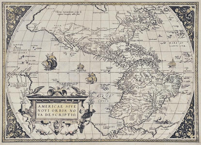 Americae sive novi orbis, nova descriptio Americae sive novi orbis, nova descriptio