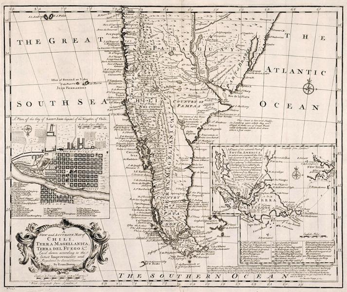 A new and accurated map of Chili, Terra Magellanica, Terra del Fuego A new and accurated map of Chili, Terra Magellanica, Terra del Fuego