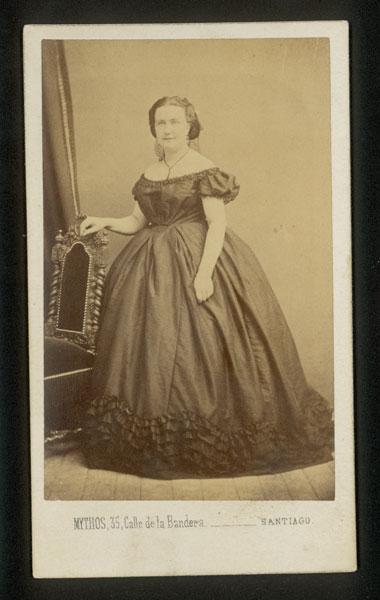 Carte de visite, Eugenia Borgoño Vergara