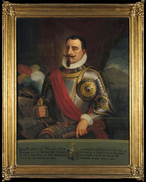 Retrato del Gobernador Pedro de Valdivia