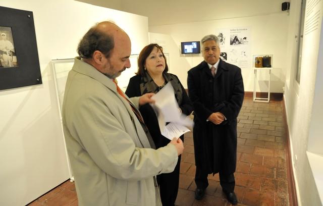 Ángel Cabeza, Isabel Alvarado y Bernardo Jorquera