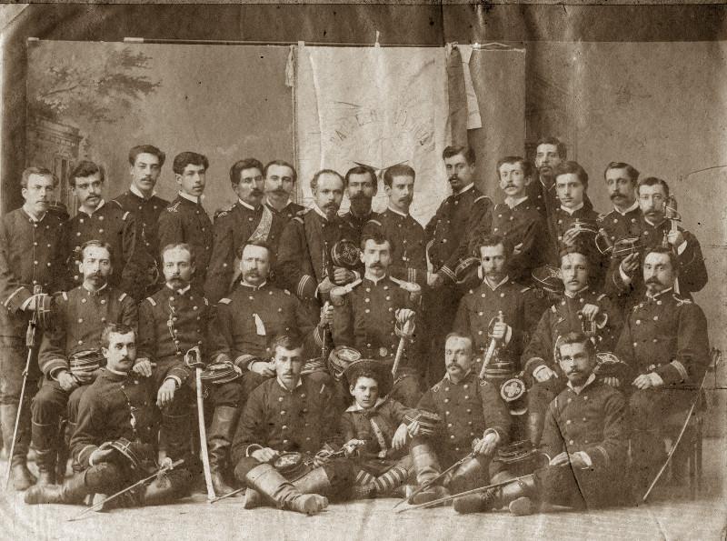 Comandantes y oficiales del batallón Lontué Comandantes y oficiales del batallón Lontué