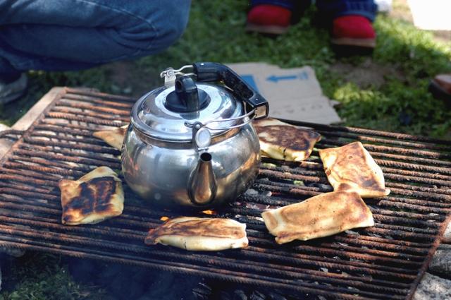 Empanadas y té