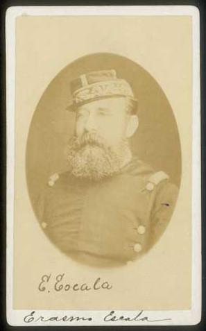 Carte de visite, Erasmo Escala Carte de visite, Erasmo Escala