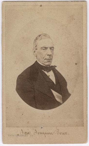 Retrato, José Joaquín Pérez