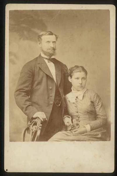 Retrato, Ella Berc y Pablo Clericus Vorot