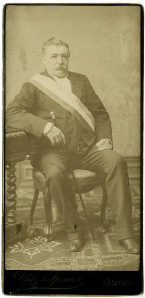 Retrato, Domingo Santa María González Retrato, Domingo Santa María González