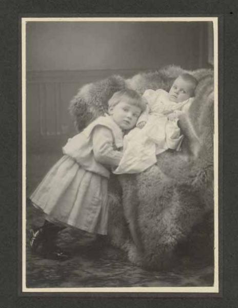 Retrato, hermanos Evald y Bruno Brüning Schwarzenberg