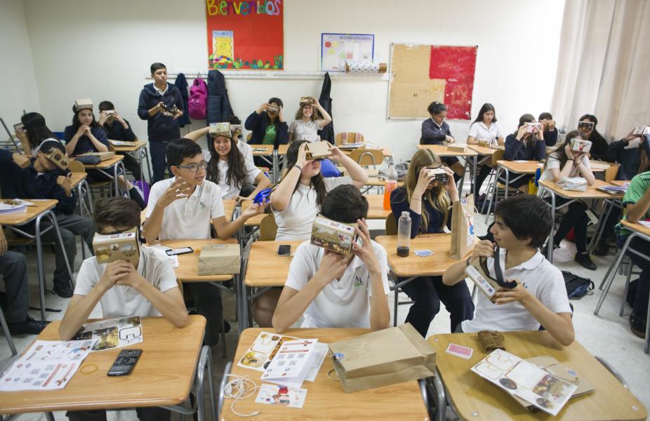 Curso en viaje de realidad virtual