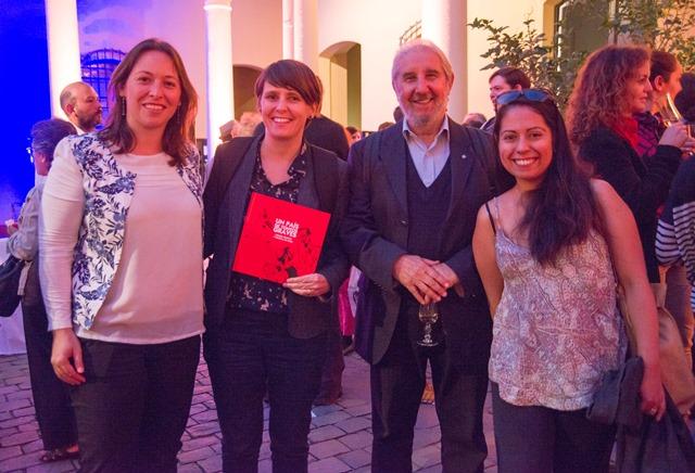 Javiera Müller, María Paz Undurraga, Adolfo Bañados y Paula Campos