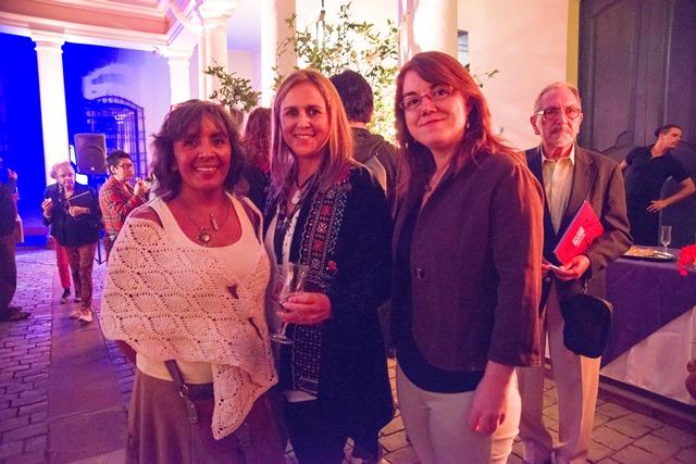 Verónica Guajardo, Carla Franceschini y Carmela Güarello