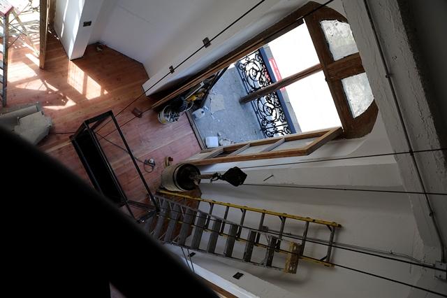 Trabajos en interior de la Torre