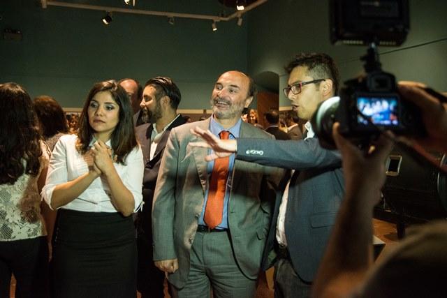 Pía Acevedo, Ángel Cabeza y Carlos Rojas