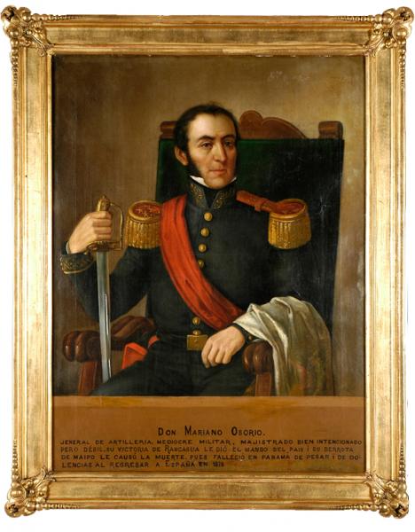 Retrato de Mariano Osorio Retrato de Mariano Osorio