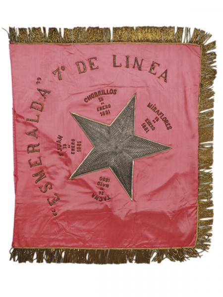 Estandarte Esmeralda Batallón 7° de Línea