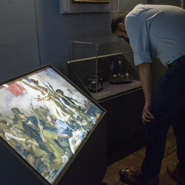 Inauguración de la muestra "Arqueología de una Exhibición. La exposición del Coloniaje 1873”  Inauguración de la muestra "Arqueología de una Exhibición. La exposición del Coloniaje 1873”