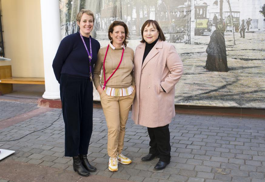 Emilia Müller, Constanza Martínez y Isabel Alvarado