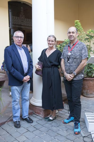 Mario Castro, Andrea Müller y Cristián Becker