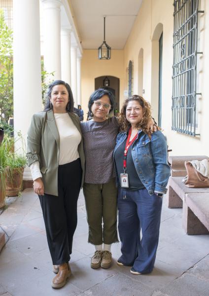 Fernanda Venegas, Desirée Román y Irene de la Jara