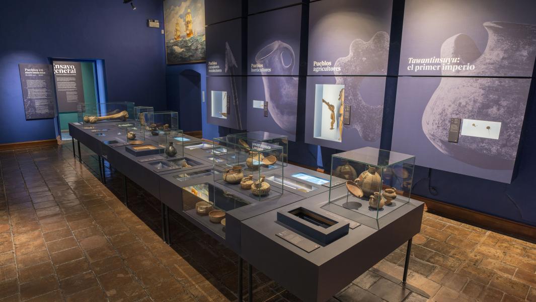 Primera sala de la exposición temporal