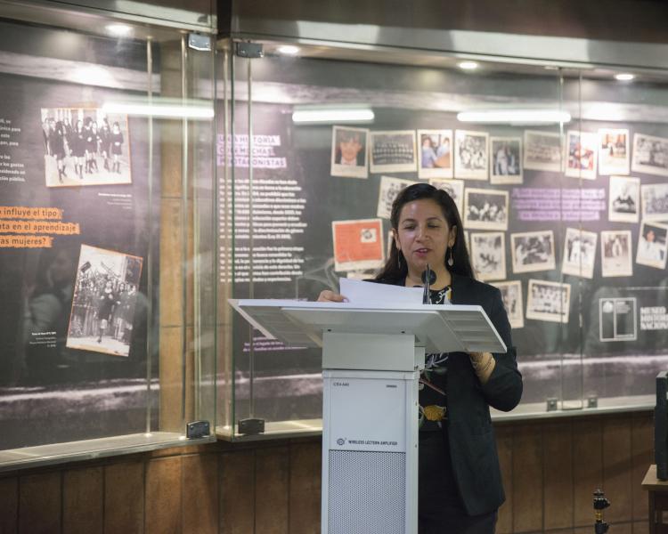 Fernanda Venegas, curadora de la muestra