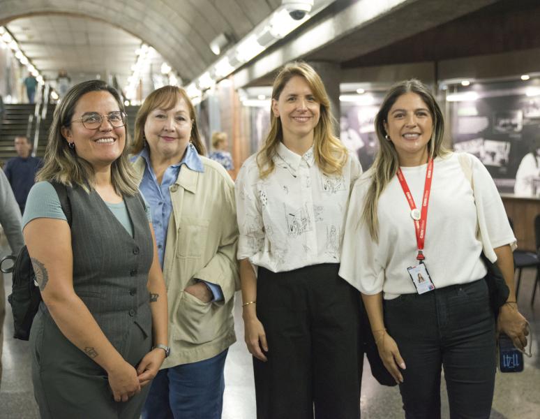 Fernanda Martínez, Isabel Alvarado, Daniela Serra y María José Moraga