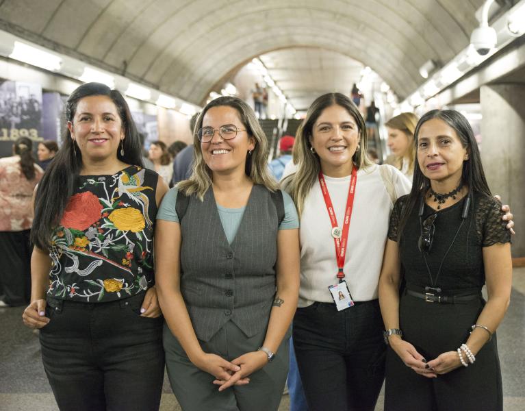Fernanda Venegas, Fernanda Martínez, María José Moraga e Isabel Orellana