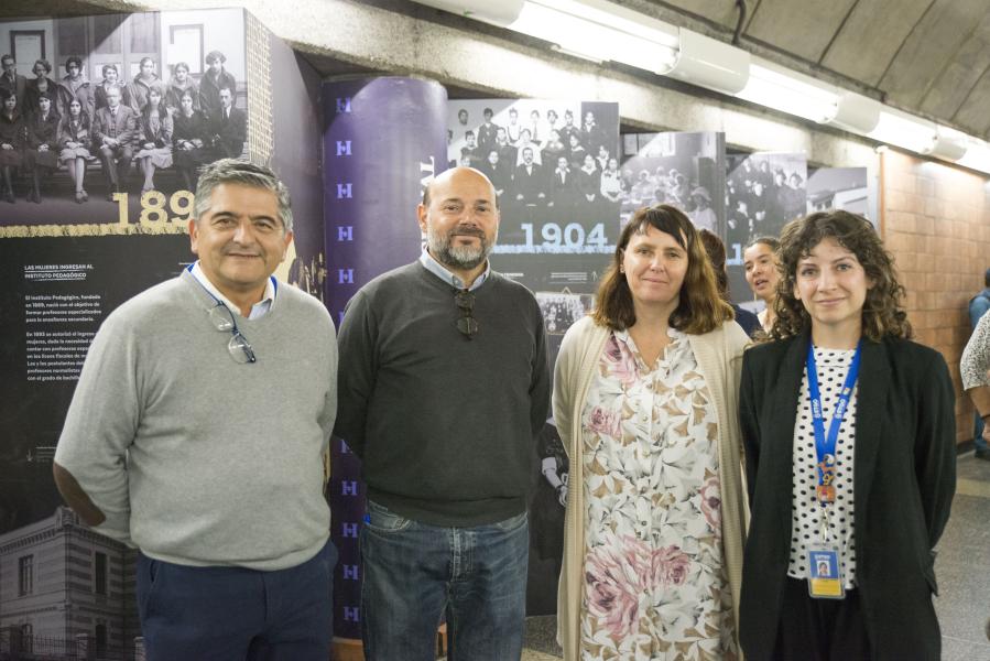 Autoridades Casa Colorada y Extensión Banco Central